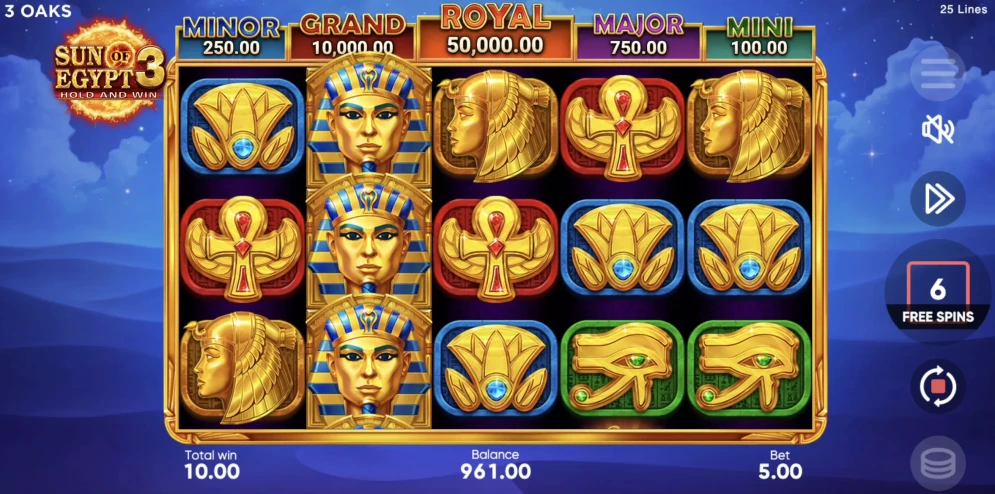 Sun of Egypt 3 Slot